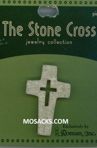 Stone Cross Pin 20-11352