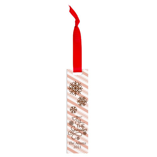 Stripes Ornament (Personalized) - ZORN0423