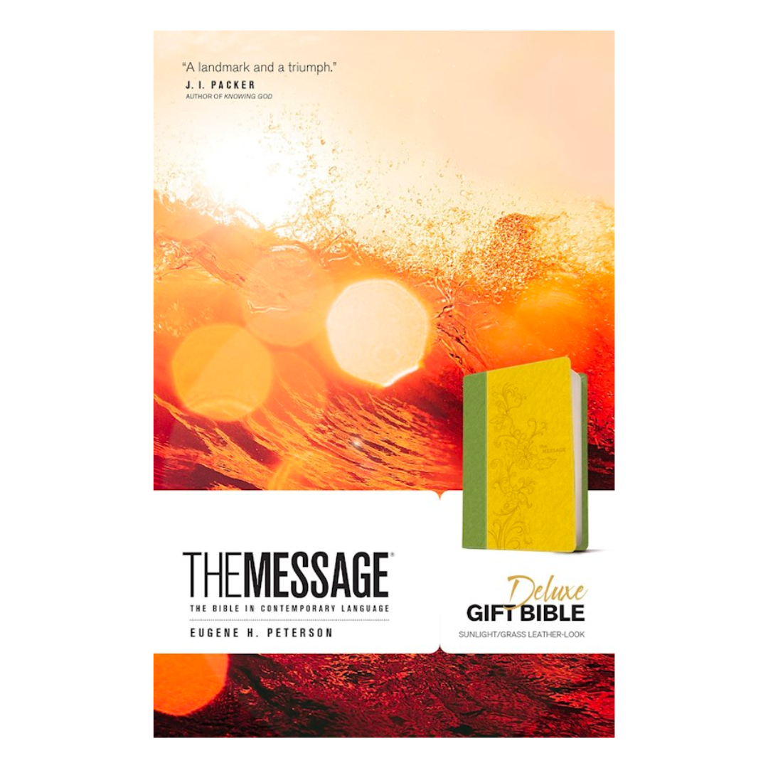 The Message Bible: Gift Edition (Sunlight/Grass LeatherLook) - 9781631465796