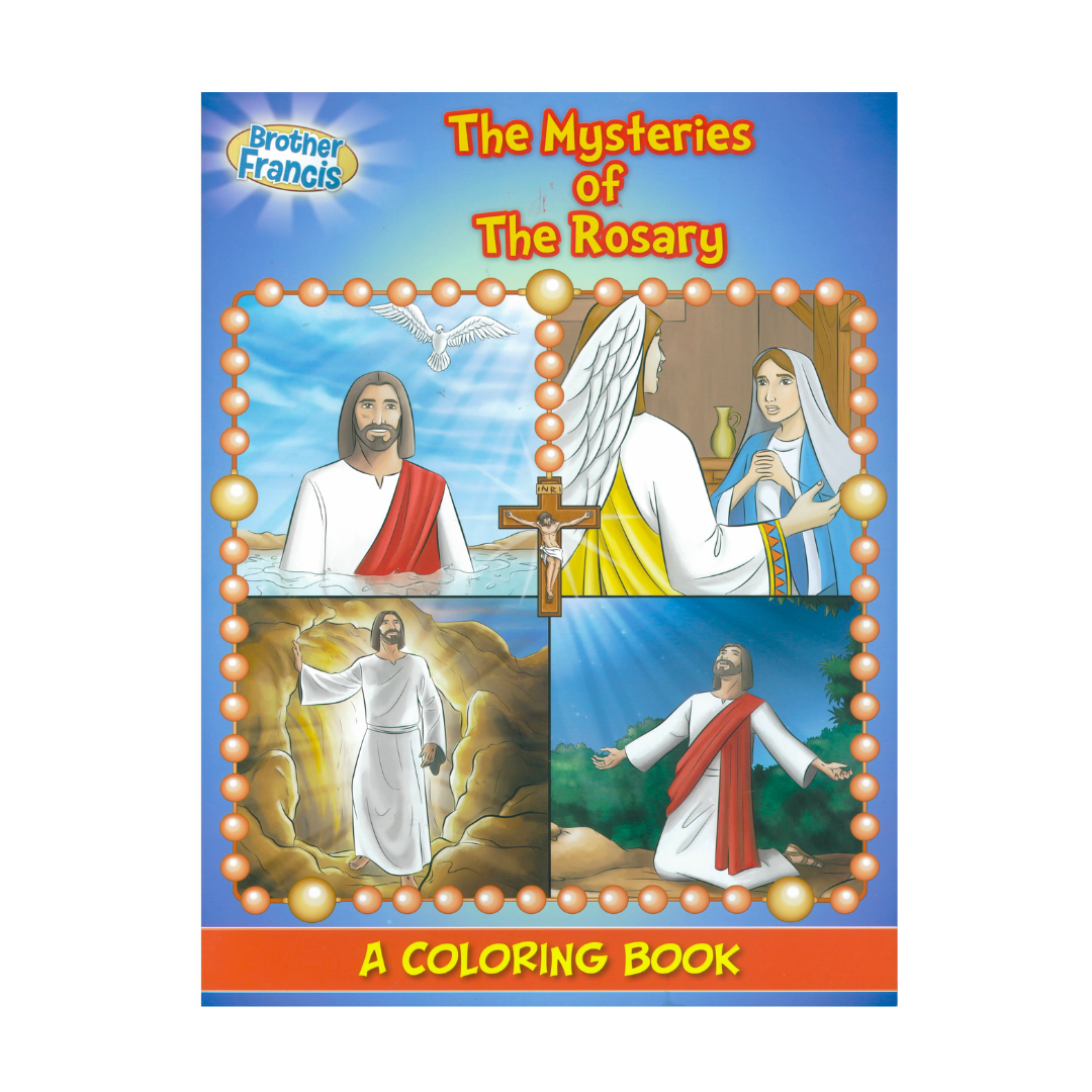 The Mysteries of the Rosary Coloring Book-CSB-RO