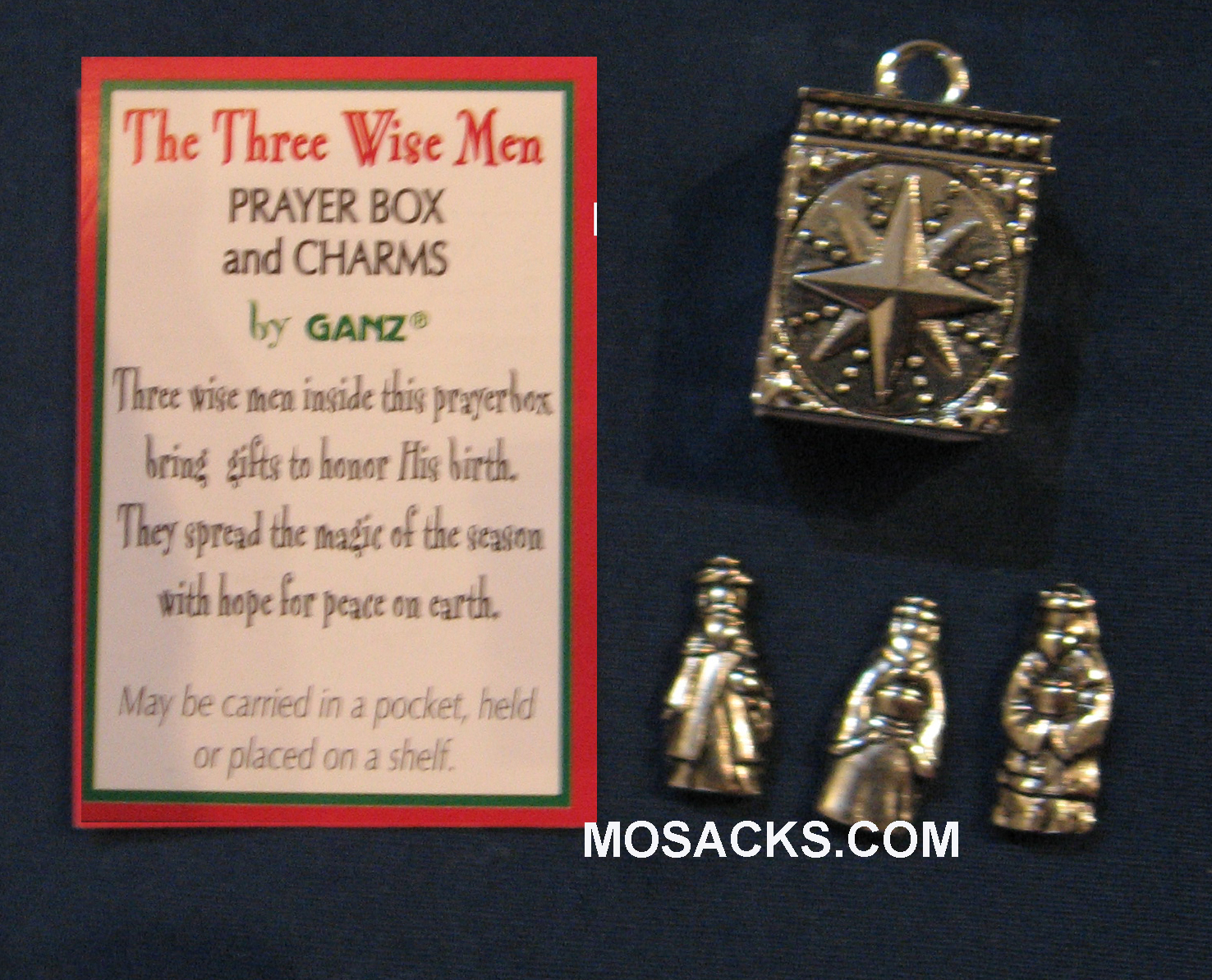 Three Wise Men Prayer Box Charm-EX13578