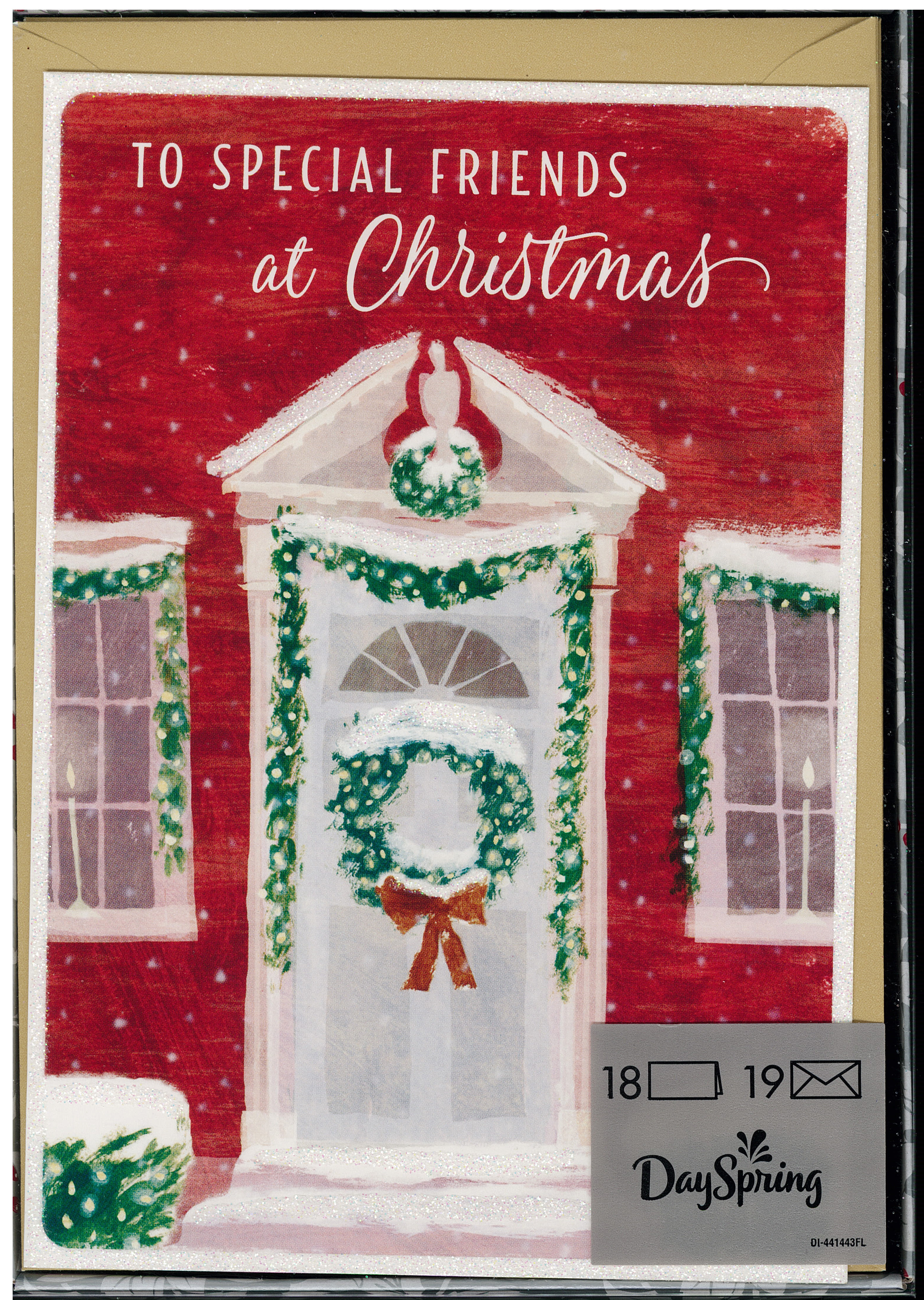 To Special Friends Boxed Christmas Cards 217-J3375 includes 18 cards and envelopes