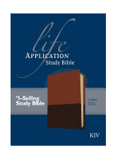 Tyndale Life Application Study Bible KJV Brown Tan 9781414375472