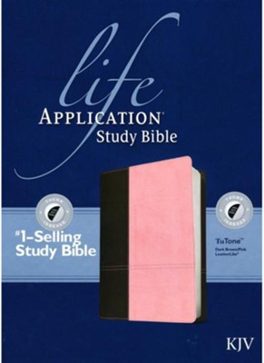Tyndale Life Application Study Bible-KJV Pink Black 9781414391076 