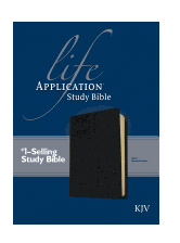 Tyndale Life Application Study Bible-KJV Black 9780842320986 