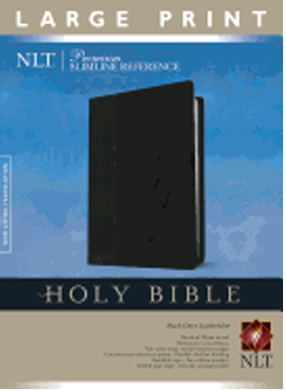 Tyndale Premium Slimline Reference Bible NLT LP Black/Onyx LeatherLike 9781414397627