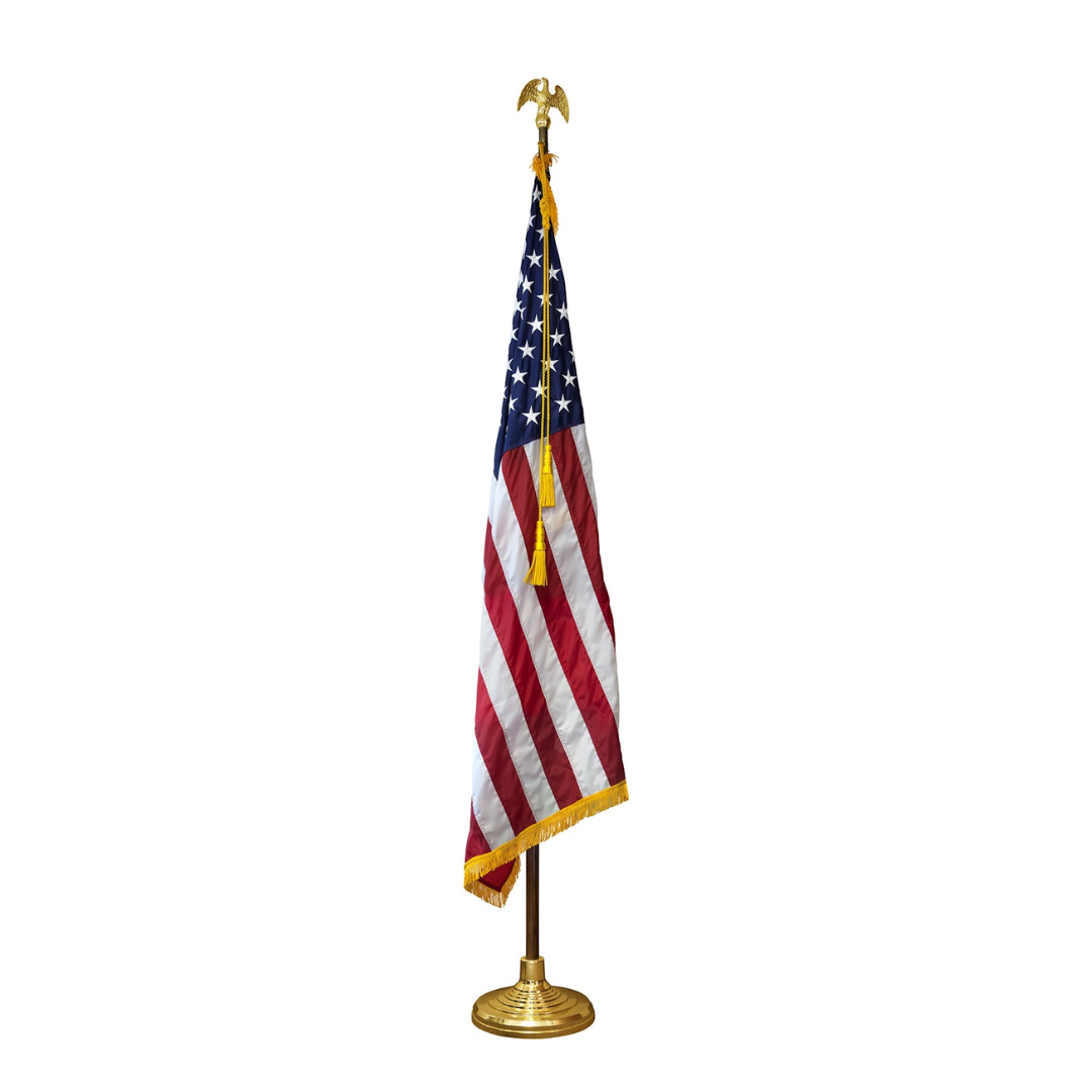 U.S. Flag Deluxe Nylon Presentation Set (Various Sizes)