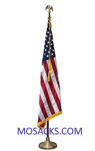 U S Flag Deluxe Nylon Presentation Set 9 Foot-46241270