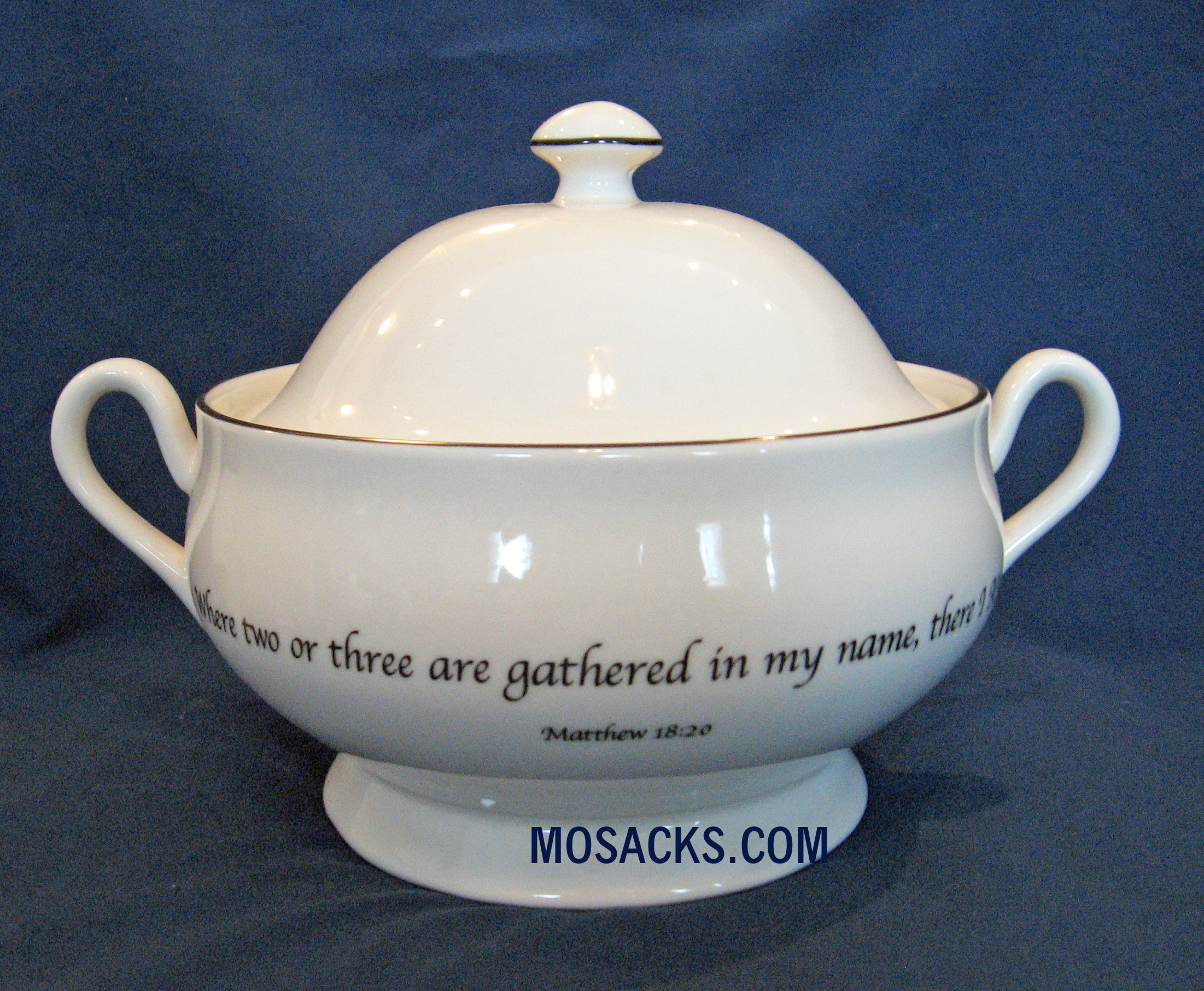 Feed on the Word Scripture Tableware Salad Plate Hatbox 7HSAA