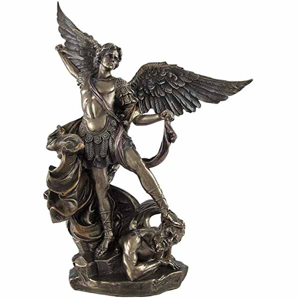 St. Michael the Archangel Veronese Bronze Statue 14 1/2", SR-71543