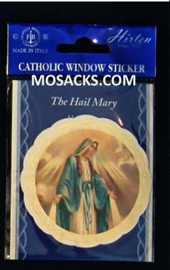 Window Sticker Hail Mary 12-393-200 Hail Mary Window Decal