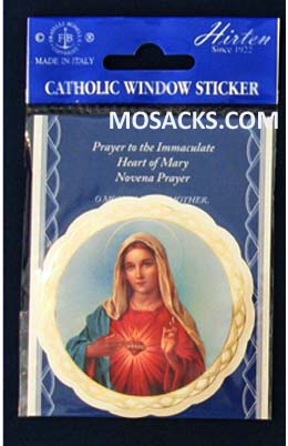 Window Sticker Immaculate Heart Of Mary 12-393-201