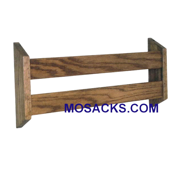 Wood Hymn Book Rack Pew Accessory #4225 is a Wood Hymn Book Rack 20 w x 9" h outside measurement and 18-1/2" w x 2-1/4" d inside measurement #4225 FREE SHIPPING ON $100. ORDERS Woerner Church Furniture at Mosack's