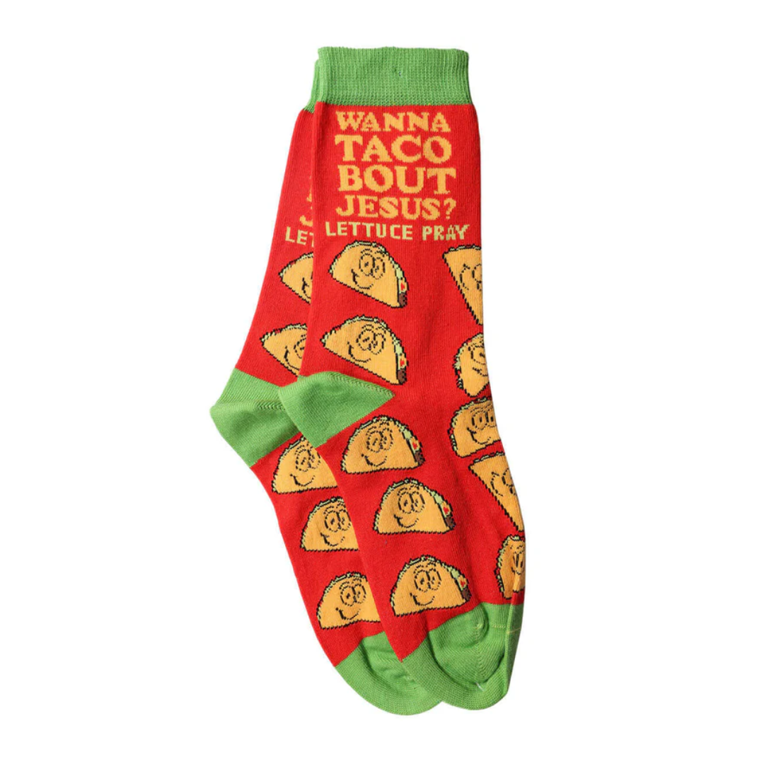 Wanna Taco Bout Jesus Socks-SOX3519