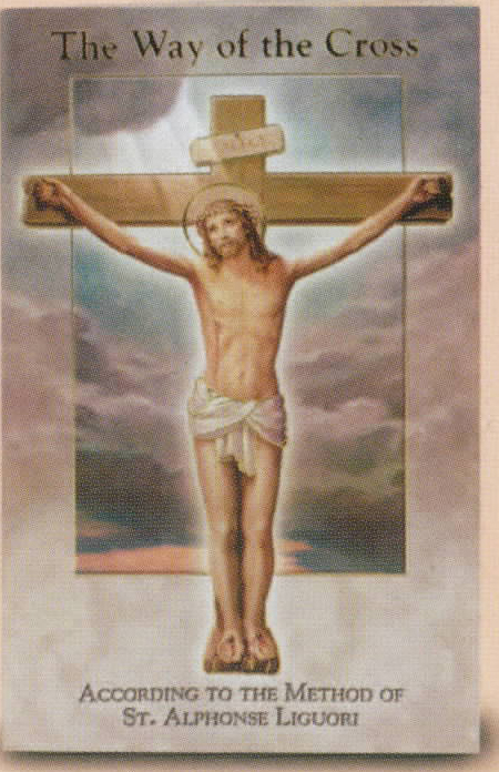 The Way Of The Cross Booklet by St. Alphonse Liguori 12-SC-01 with famous Vincentini Stations of the Cross