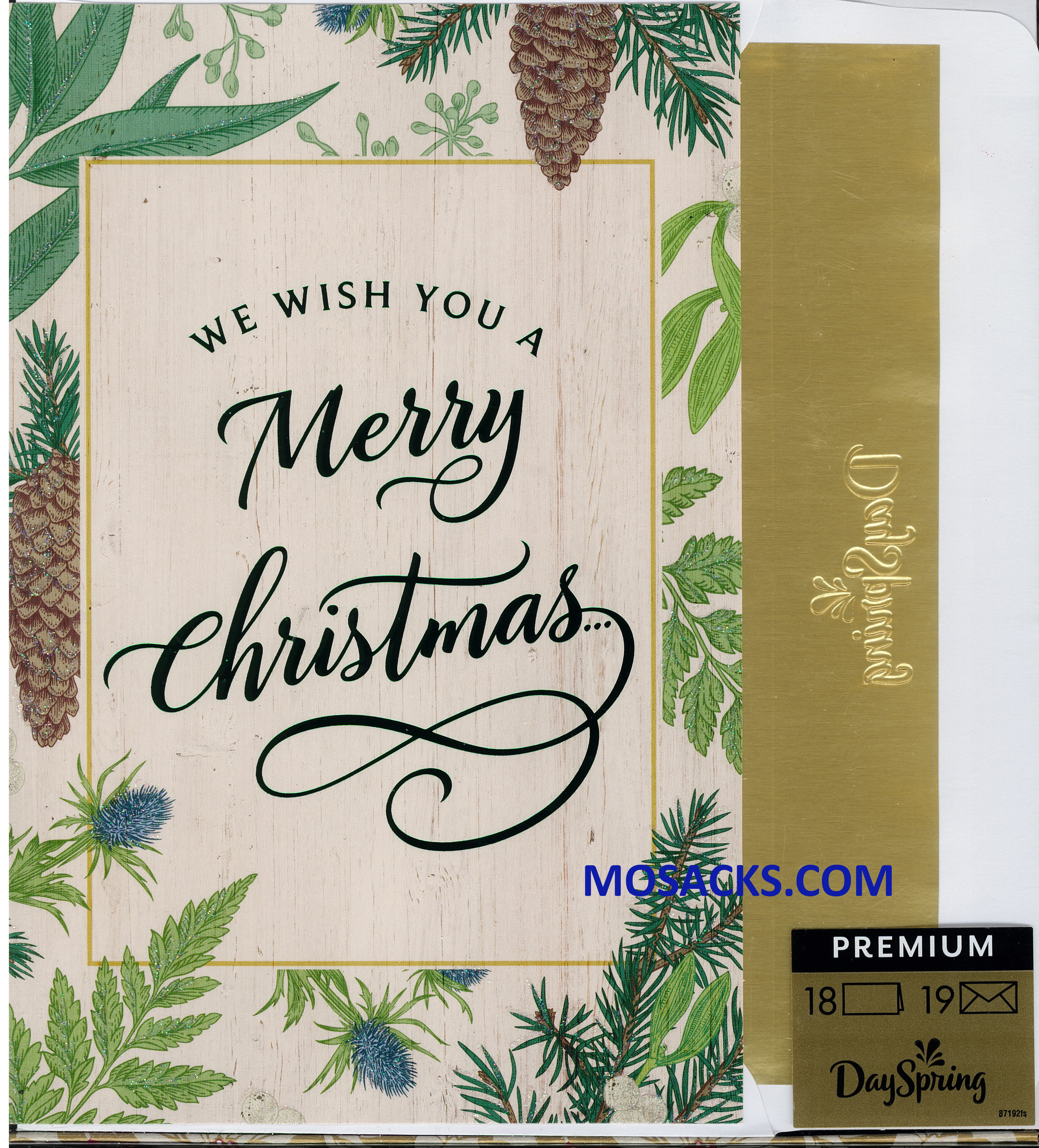 We Wish You A Merry Christmas Boxed Cards 18 cards and envelopes 217-J0434