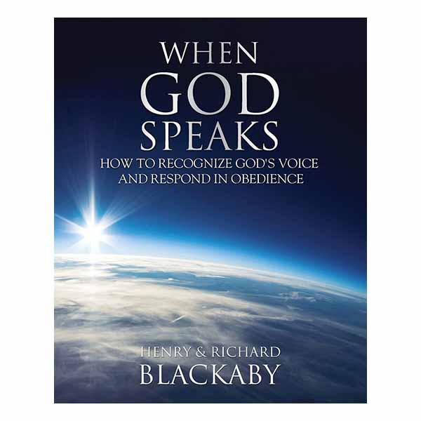 When God Speaks: How to Recognize God's Voice and Respond in Obedience By Henry and Richard Blackaby 9781735087214