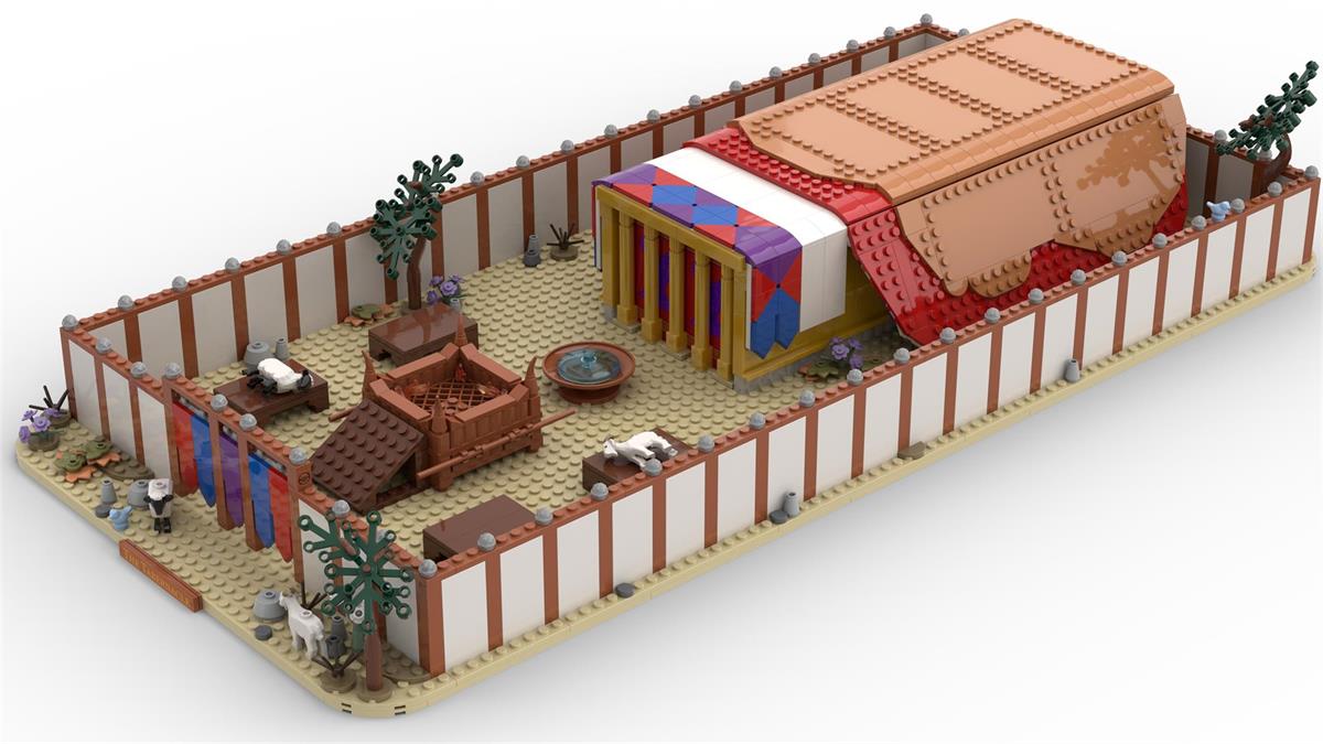 Bible Bricks Wilderness Tabernacle Set for God's Dwelling among His People