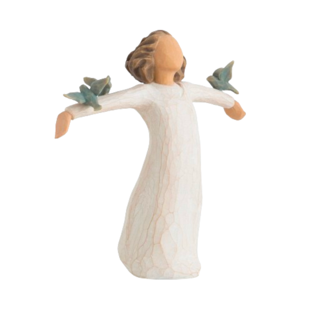 Willow Tree Figurine Happiness FREE to sing laugh dance..create! 5.5" H 26130