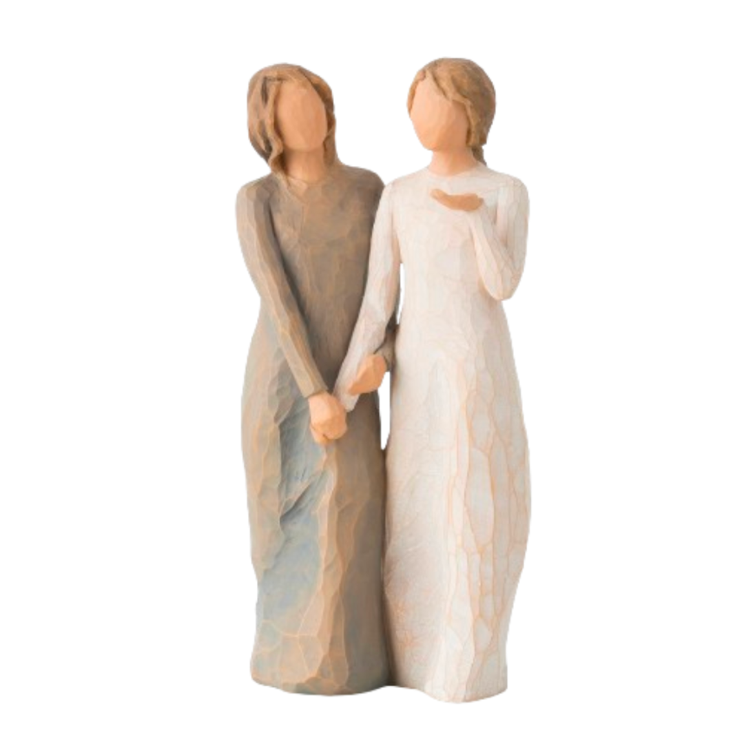 Willow Tree Figurine My sister my friend Walk with me And along the way we'll share everything 8.5" H 27095