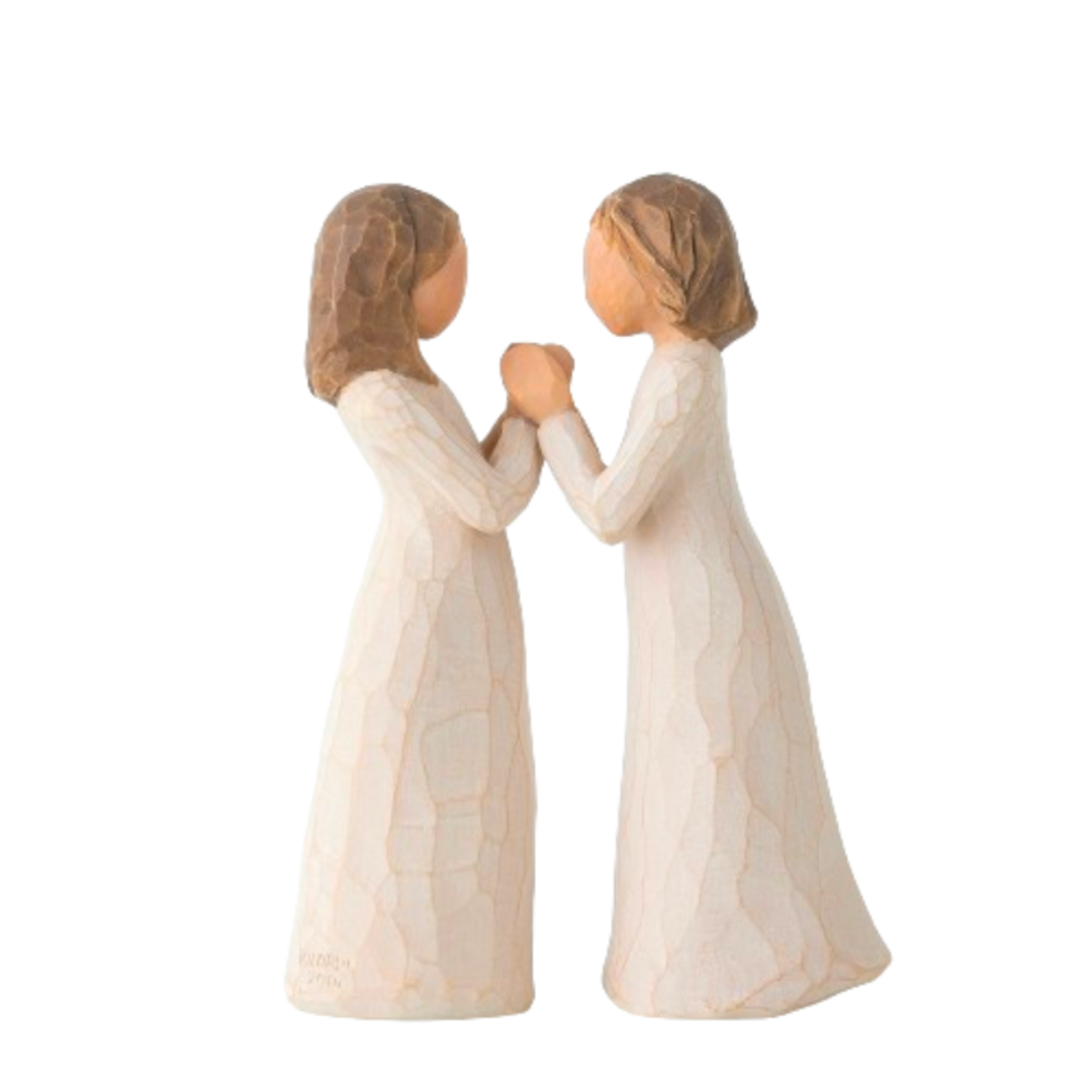 Willow Tree Figurine Sisters by Heart Celebrating a treasured friendship of sharing and understanding 4.5" H 26023 with FREE SHIPPING on $100.00 Orders