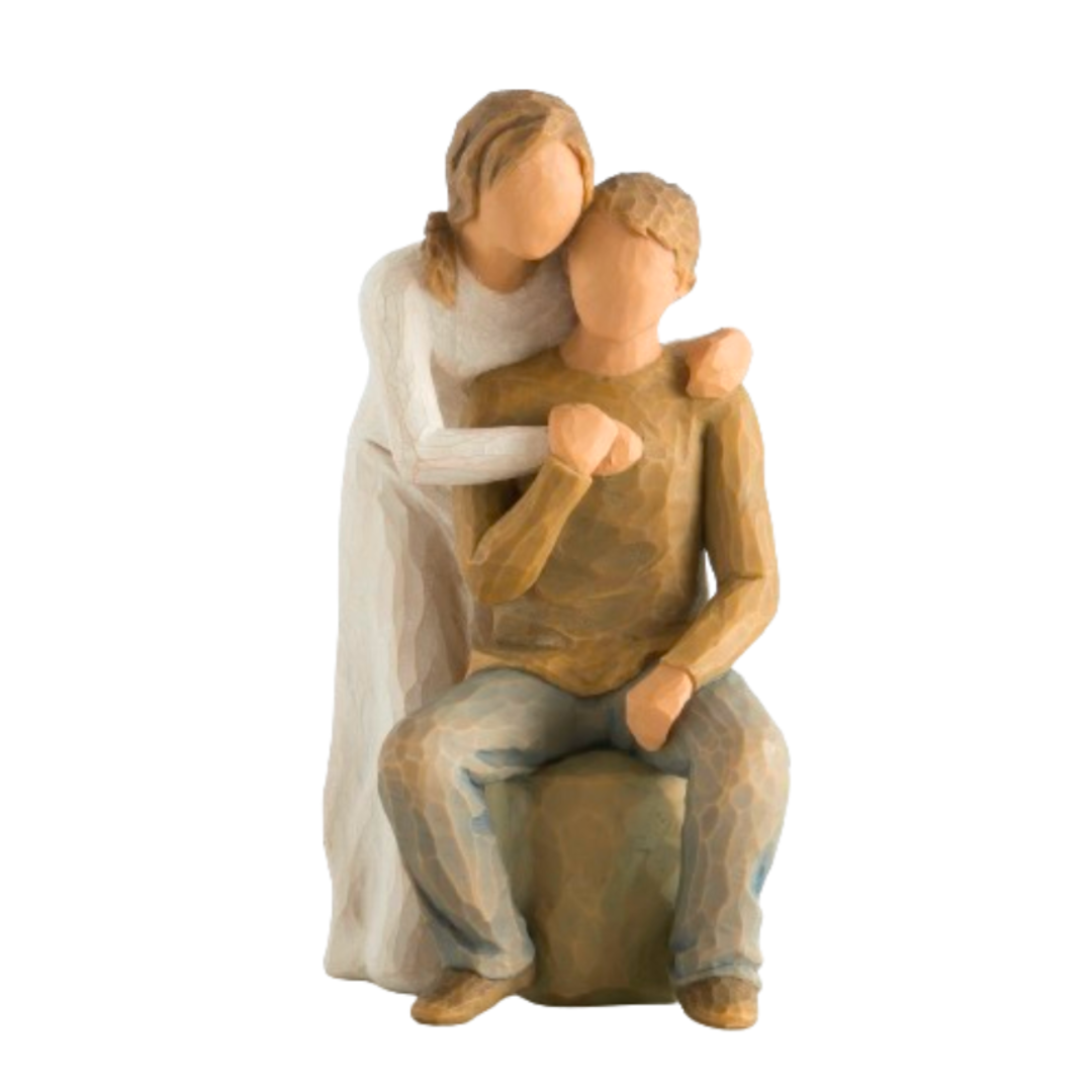 Willow Tree Figurine, You and Me, 7"H 26439