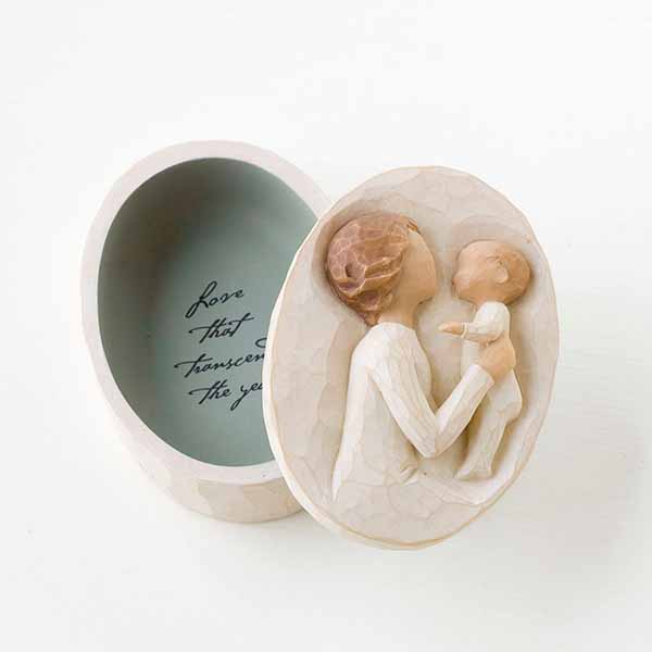 Willow Tree Grandmother Keepsake Box Love that transcends the years 3" oval x 1.5" H 26625