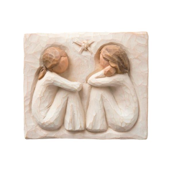 Willow Tree Plaque, Friendship, Forever True-forever friends 26502