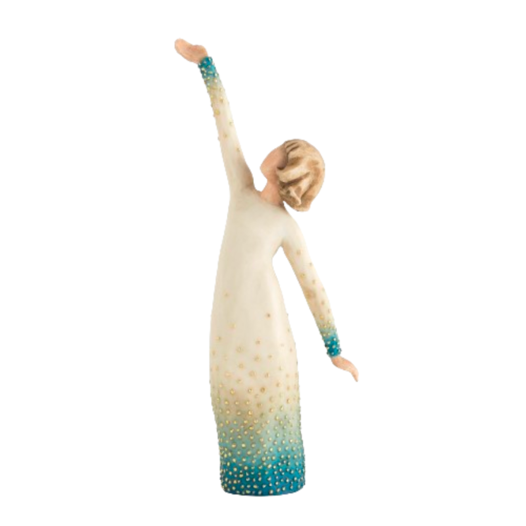 Willow Tree Figurine Shine by Susan Lordi 8" h 27367 with sentiment:You have a radiant inner light.