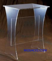 W Brand Acrylic Offertory Table w/o cross 24" w x 16" d x 30" h 40-3306