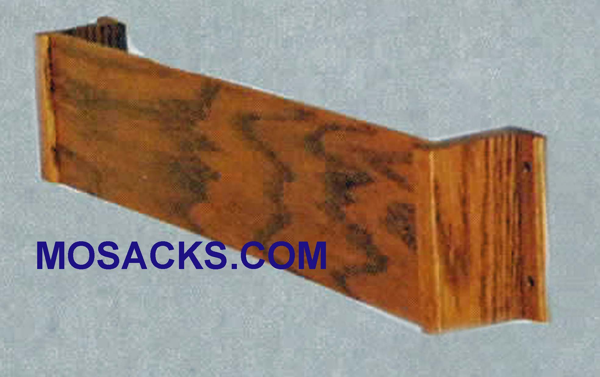 Wood Hymn Book Rack Pew Accessory Interior measures 20" w x 2-1/4" d 40-257 Woerner Church Furniture at Mosack's