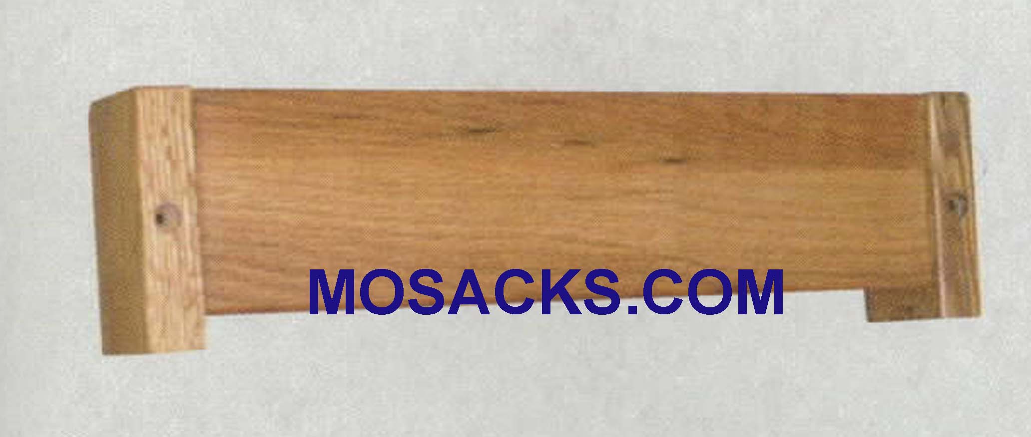 Wood Hymn Book Rack Pew Accessory 20"w x 4-1/2" h 40-4227 Woerner Church Furniture at Mosack's