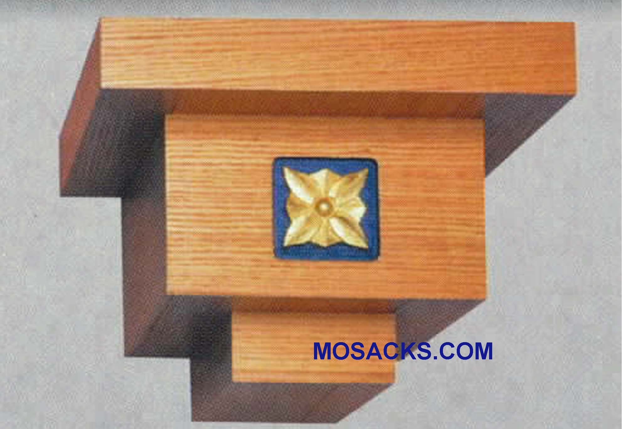 Wooden Wall Mount Pedestal 10"w x 9"d, 7"h #4G16-B W Brand Church Furniture at Mosack’s