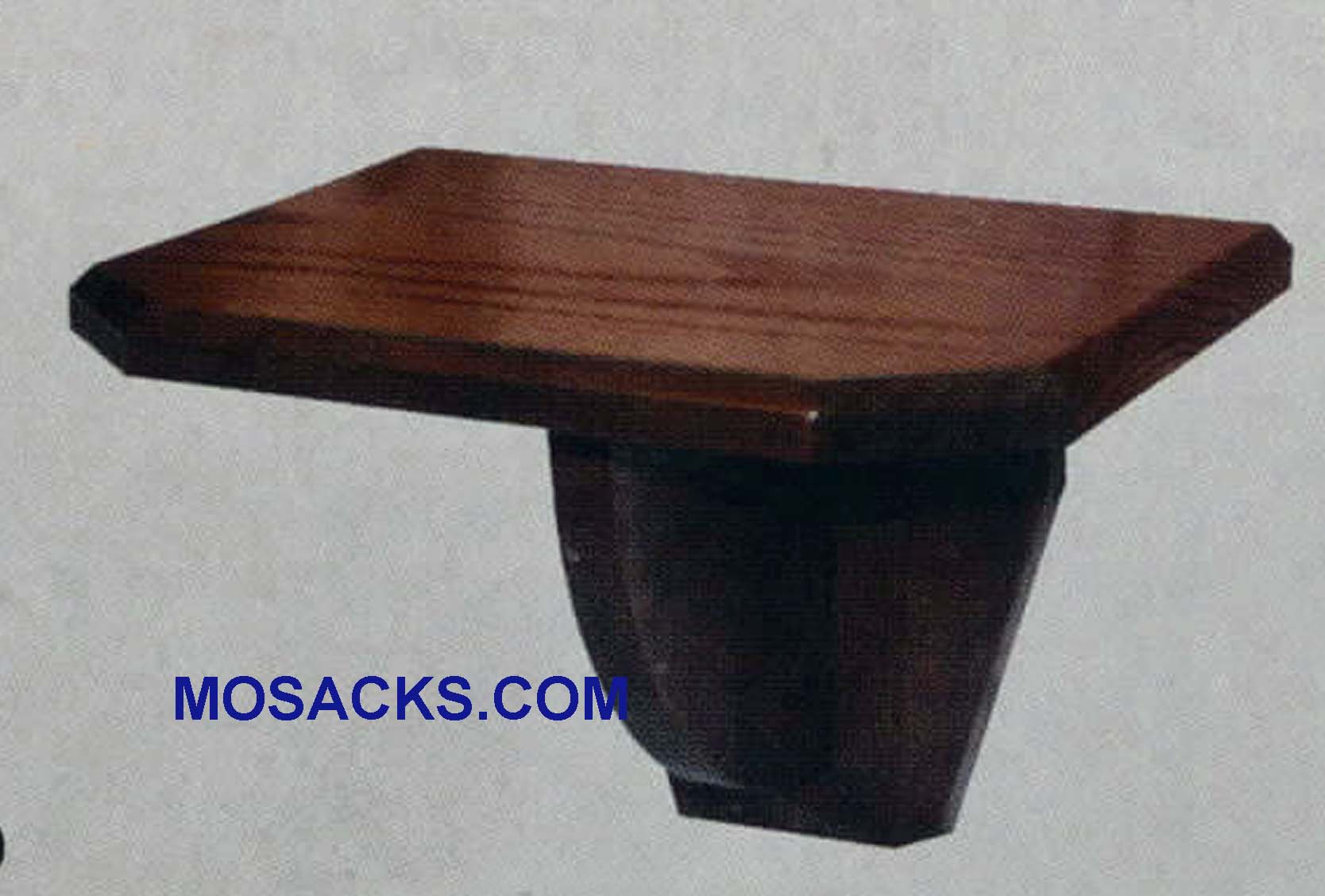 Wooden Pedestal 12"w x 10"d, 8-1/2"h 4G19-D