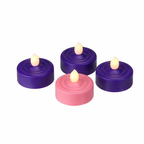 Advent Candles Battery Operated TeaLight Set
