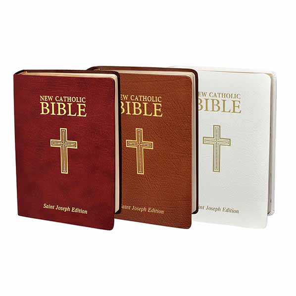 St. Joseph NCB Gift Edition-Personal Size - Medium Size Deluxe Bonded Leather 60-608/13BN or 608/13W or 608/13R New Catholic Bible