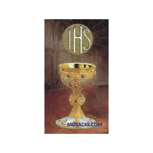 Chalice Host Paper Holy Card 12FC-05