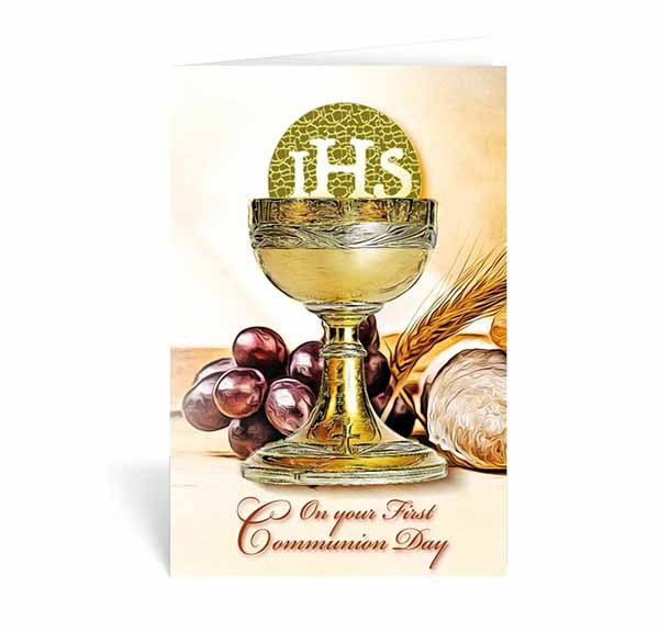 First Communion Greeting Card 12-FC-9206