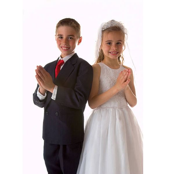 First Holy Communion Dresses, Suits, Socks & Gloves