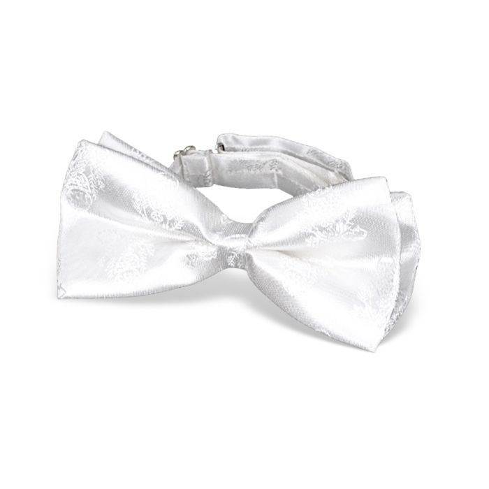 Communion Clip-on Bow Tie White (12-9832WT)