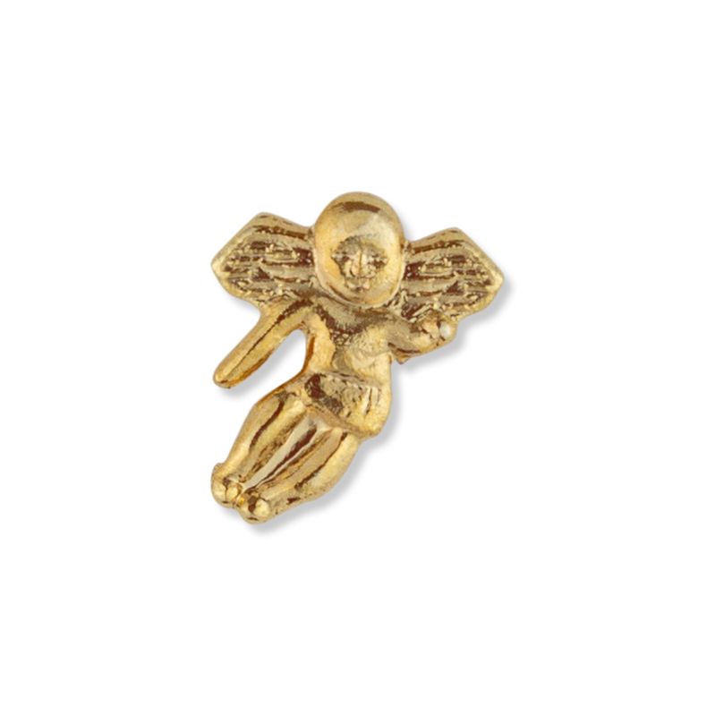 Angel On My Shoulder Lapel Pin Gold Tone (23-SJ9748)