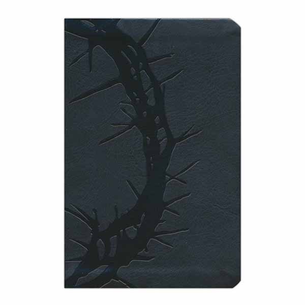 Holman KJV Large Print Compact Reference Bible (Charcoal Leathertouch)