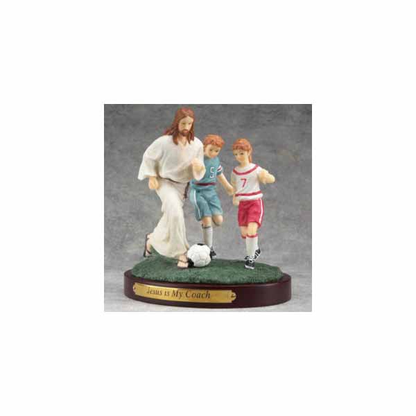 Sports "Jesus Is My Coach" Hockey Figurine 