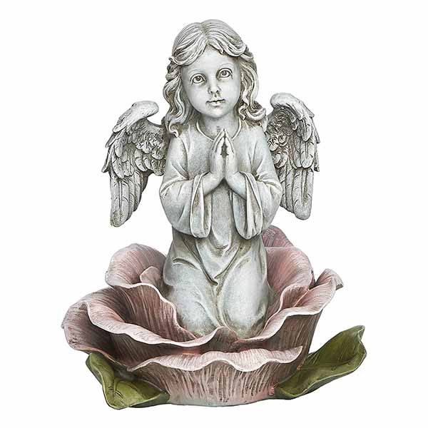 Joseph's Studio Angel in Rose Statue 