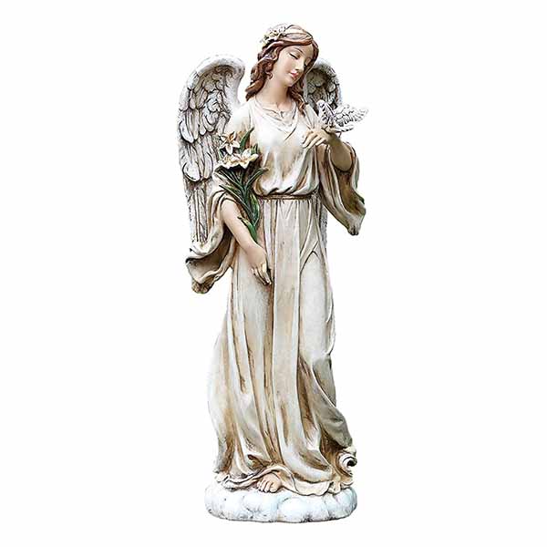 Joseph's Studio Angel with Dove Statue Available March 2022