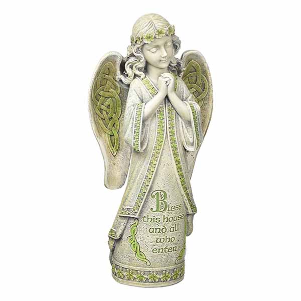 Joseph's Studio Irish Angel House Blessing Statue 14.5"