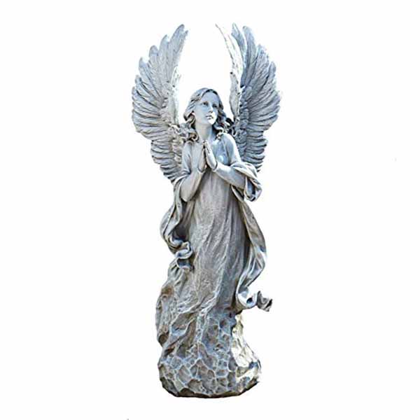 Joseph's Studio 21" Praying Angel Wings Up Statue