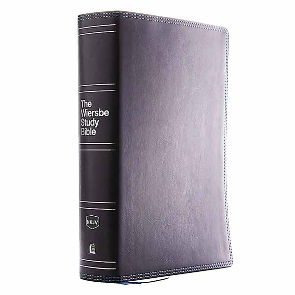 NKJV Nelson Wiersbe Study Bible (Black LeatherLike)