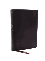 The Kjv, Open Bible, Leathersoft, Black, Red Letter Edition, Comfort Print: Complete Reference System 9780785222941