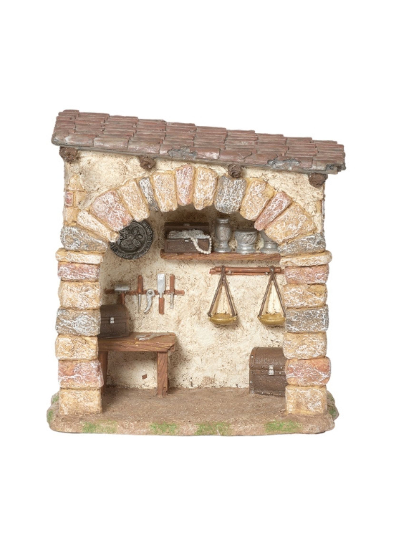 Fontanini 5 Inch Scale Silversmith Shop